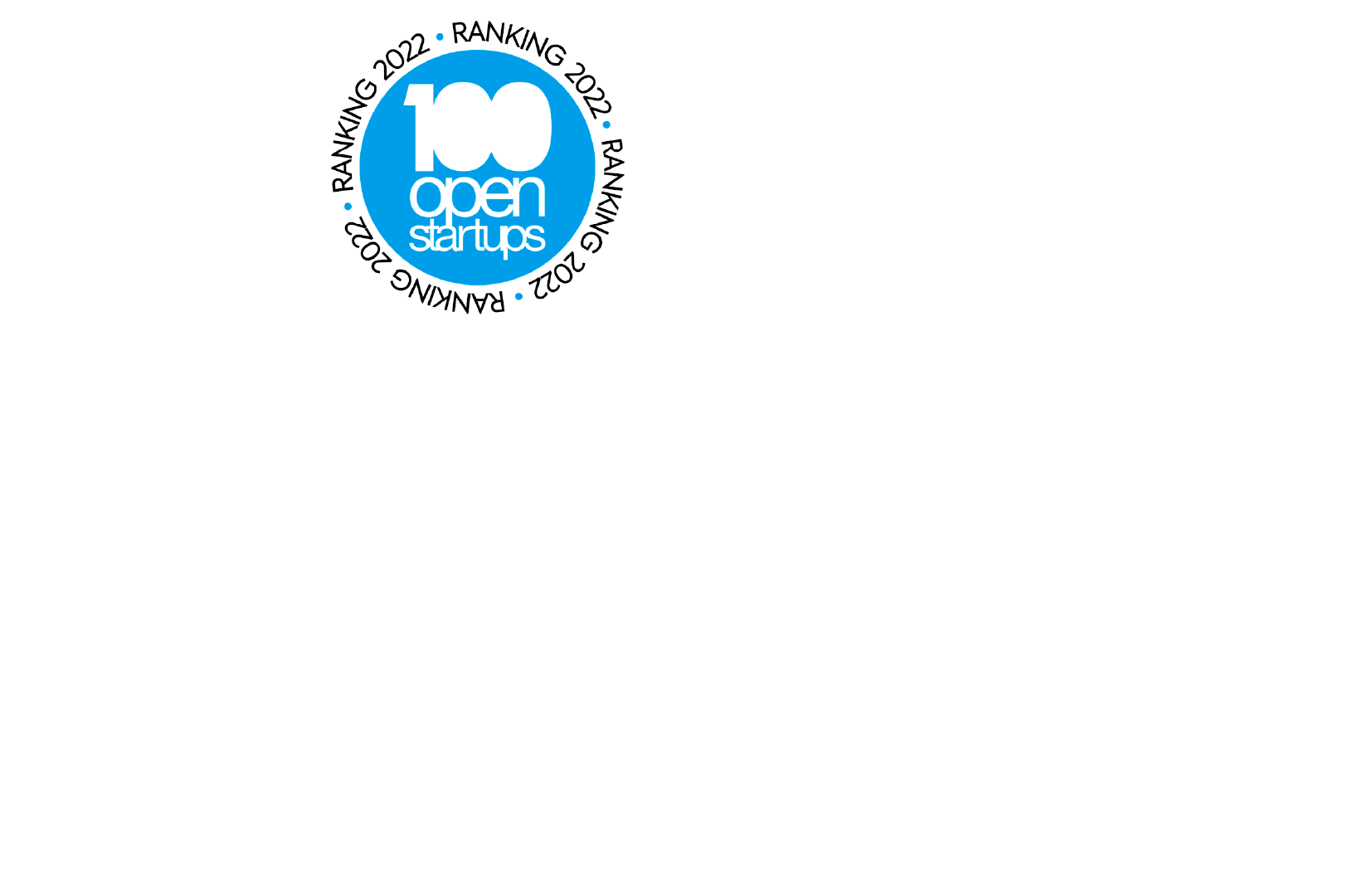 Logo Open 100 startups top 10 ranking legaltechs e top 10 ranking big data